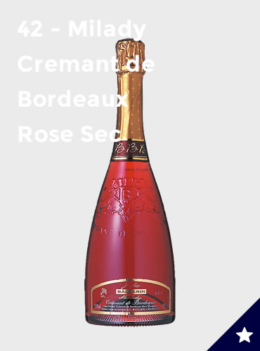 42 - Milady Cremant de Bordeaux Rose Sec
