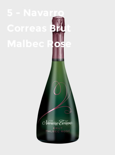 5 - Navarro Correas Brut Malbec Rose