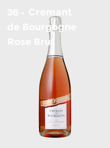 36 - Cremant de Bourgogne Rose Brut