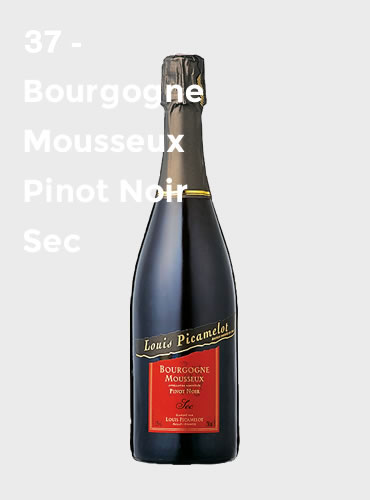 37 - Bourgogne Mousseux Pinot Noir Sec