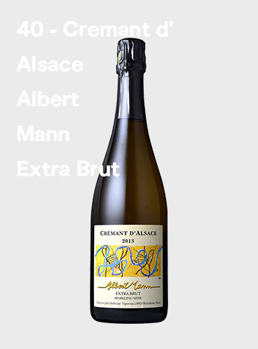40 - Cremant d'Alsace Albert Mann Extra Brut