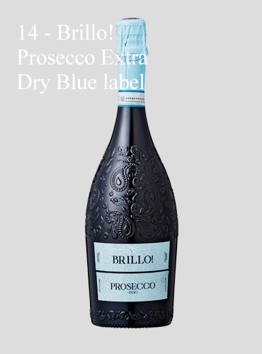 14 - Brillo! Prosecco Extra Dry Blue label