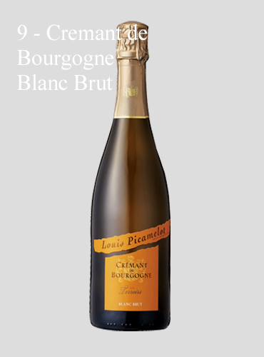 9 - Cremant de Bourgogne Blanc Brut